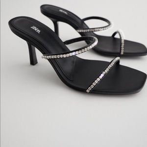 Zara Rhinestone Heel